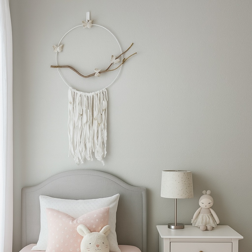 Pottery Barn‎ Kids Butterfly Feather Tassel Hanging Wall Decor